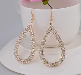 Hot Style European and American fashion celebrities' claw chain drops set with diamond fashionable ear studs