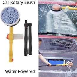 Vehemo 3 Hydraulic Levels Car Wash Brush Automatic rotation Foam Washer Car Cleaning Washing Spone High Pressure Free Shipping