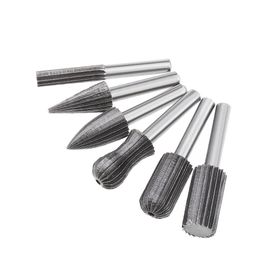 Freeshiping 6Pcs/lot Shank HSS Router Bit Rotary Burrs File Set Milling Drill Cutter High Speed Steel Materail Wood Drilling Twist Drill Bot