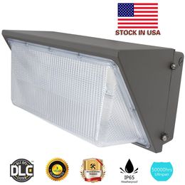 ul dlc approve outdoor led wall pack light 100w 120w industrial wall mount led lighting daylights 5000k ac90277v with mean well driver