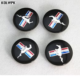 4pcs Car Stickers For Fiesta Focus ST GT350R Shelby Mustang Escape 54mm ABS Wheel Hub Centre Centre Caps Cover