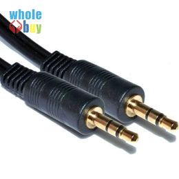 3.5mm 50CM Male to Male Audio Aux Plug 3-Ring Mini AV Cable 1500pcs/lot