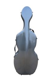 4/4 electric cello case Mixed Carbon Fibre Strong Light 3.6kg Hard Case Black Colour Full size Yinfente