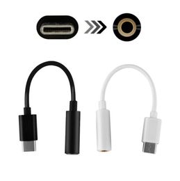 führte usb kabel fließendes licht Rabatt Typ C 3.5 JACK Ohrhörerkabel USB C bis 3.5mm Aux Headphones Adapter für Huawei Mate P20 Pro Xiaomi Mix