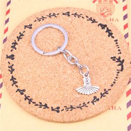 Keychain ballet dress tutu ballerina Pendants DIY Men Jewellery Car Key Chain Ring Holder Souvenir For Gift