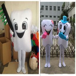 2018 Factory sale hot Tooth Mascot Costume Adult Size With Toothbrush Free Shipping For Festival advertising
