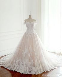 Princess Wedding Dresses Ball Gown Turkey White Appliques Elegant Bride Gowns Plus Size Quinceanera Dresses