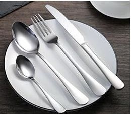 high-grade gold cutlery flatware set spoon fork knife tea spoon stainless steel dinnerware set cutlery tableware set