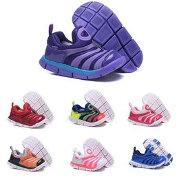 Calzado Nike air Dynamo Free (TD) para niños Modelos primavera y verano Zapatos para niños Caterpillar Calzado casual antideslizante para niños y niñas