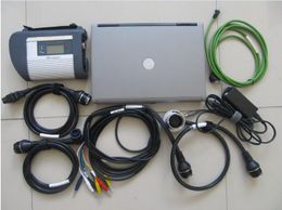 mb star c4 wifi DOIP diagnose tool SSD 480GB xentry das epc with d630 laptop ready to work 12V 24V