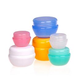 5g 30g Mushroom Shape Box PP Cosmetic Empty Bottle Candy Color Face Cream Sample Jar With Clear Liner LX1148