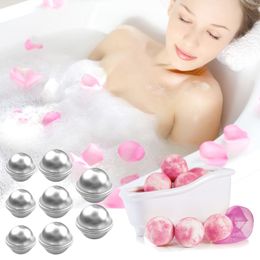 Behokic 16 pcs DIY Bath Bomb Ball Molds Aluminum Alloy Bathing Balls Handmade Soaps Cake Pan Baking Mold Pastry Making Tool1250l