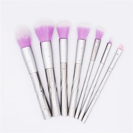 New 7 pcs/set Spiral Makeup Brushes Set Pro Powder Foundation Eye Shadow Concealer Cosmetic Brush Maquillage