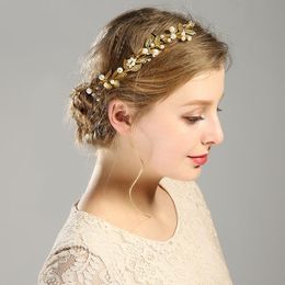 New leaf heads with Baroque gold leaf ornaments, bridal ornaments