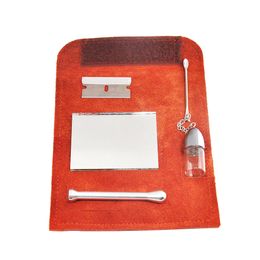Tabac A Sniffer Snuff Bottle Lot De 2 - Distributeur Tabac à Priser - Doseur Avec Entonnoir - Aluminium - Portable Pour Voyage Bouteille Rapé Voyage
