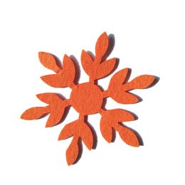 Pink felt mats round snowflakes irregular polygonal blankets mats insulation blankets two for each style (6pcs/lot)