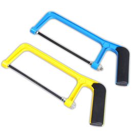 free shipping mini aluminium alloy frame saw multifunction 6 inch hacksaw for woodworking iron sheet frozen meat pvc bamboo furniture sawing