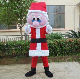 2018 Discount factory sale adult santa claus mascot costumes christmas dress for party good quality free shipping can be customized