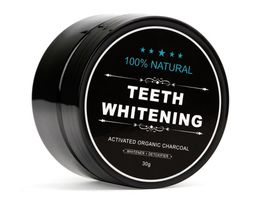 Natural Teeth Whitening Powder Bamboo activated charcoal powder tooth cleaning cosmetics Oral care Hygiene remove plaque factory sealed