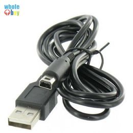 DHL Free Shipping 1.2M Black For Nintendo 3DS DSi NDSI XL LL Data Sync Charge Charing USB Cable Lead Charger 300pcs/lot