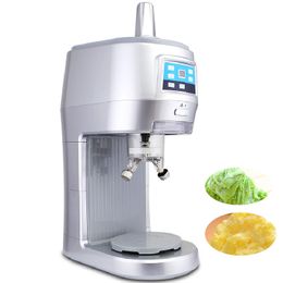 Qihang_top Commercial Snow Cone Ice Shaver Machine Maker Electric Block Ice Crusher Snowflake Shaved Ice Machine