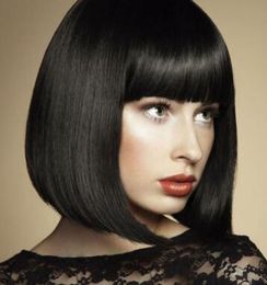 cosplay Short Black Fashion straight wigs for women Hair Wigs
