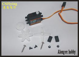 FREE SHIPPING 2PCS ES3003 (17g) Analog Servo Plastic Gear For RC Helicopter Boat Airplane/hobby plane /RC model/airplane