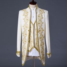 Royal Mens Period Suit Mediaeval Renaissance Stage Performance Men Suits Costumes