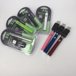 co2 vape pens Australia - LO Preheat Battery Starter kit Co2 Oil Vape Pen Variable Voltage 510 Thread Adjustable VV 350Mah E cigarette Batteries