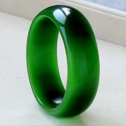 -Натуральный зеленый опал браслет блестящий изумрудно-зеленый широкий толстый Кристалл браслет детей