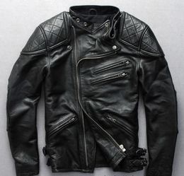 2018 Stamped skull head stand collar radiance mastermind 100% genuine leather jackets with ykk zipper Men leather jacket