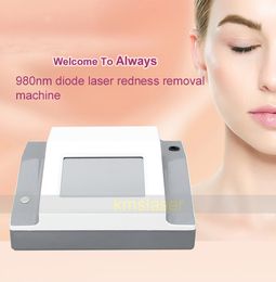 5 spot size for option Portable touch screen 980nm diode laser vascular removal spider vein removal machine