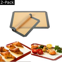 Non-Stick Silicone Baking Mat Pad Sheet Food Grade Silicone Baking Mat, Silicone Baking Spatula BPA Free by Sboly