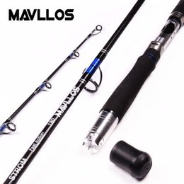 Mavllos Lure Weight 70-250g 3 Section Boat Jigging Fishing Rod 1.8m Fast Action Carbon Fibre Saltwater Fishing Spinning Rod Pole
