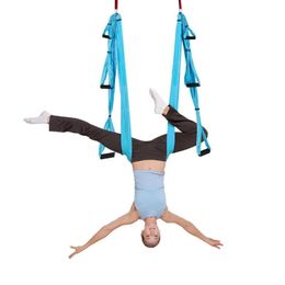 Strength Decompression yoga Hammock Inversion Trapeze Anti-Gravity Aerial Traction Yoga Gym strap yoga Swing set Resistance Bands