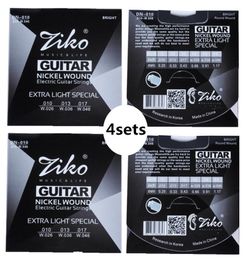 4sets ZIKO .010-.046 DN-010 guitar Accessories for Electric Guitar strings guitar parts