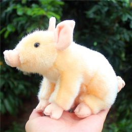 2pcs cute pig plush doll animals pig doll plush toy simulation animal wild boar dolls kids and adults gift 6.7inch 17cm