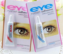 Eye Lash Glue Black White Makeup Adhesive Waterproof False Eyelashes Adhesives White And Black Available DHL FREE