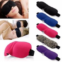 3D Sleep Mask Natural Sleeping Eye Mask Eyeshade Cover Shade Eye Patch Blindfold Travel Eyepatch 8color