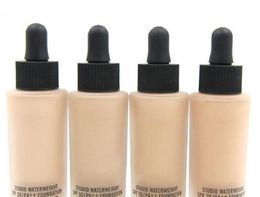 Hot Sale High Quality Brand Makeup Foundation STUDIO WATERWEIGHT Foundation Liquid 30ml 6 colors Free Shipping