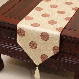 Short Long Jacquard Chinese Silk Brocade Table Runner Decorative Small Damask Table Cloth Rectangular Table Mat Coffee Tea Pads 150x33 cm