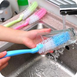 Bottle Brush Cleaning Tube Bottle Brush Cup Wash Bottle Nylon Cleaning Brushes Cleaner Dishwashing Brush Clean Pan Pot