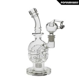 SAML 8.8 Inch Tall Glass EGG FAB Bong Hookahs Oil Rig Dab Rigs Recycler Water pipe Female joint size 14.4mm PG5005(FC-EGG V2)
