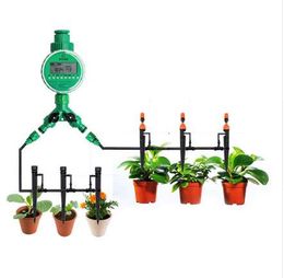 8/11 To 4/7mm Hose Drip Irrigation System 40pcs Adjustable Nozzle Ground Sprinkler Automatic Irrigation System Watering Kits