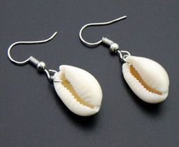 New 20pair/lot Europe Simple Beach Sea Shell Conch Shape Earrings Women Gfit Jewellery