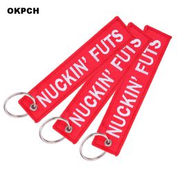 Fashionable Keying Chains Key Ring Chain for Aviation Gifts Embroidery Keyrings Jewelry Key Holder