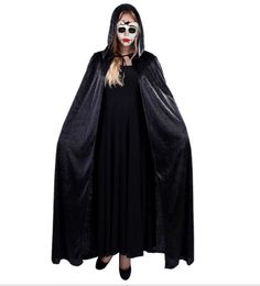 Halloween cosplay Cloak women velet costume Cape Magic robes halloween Prop