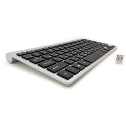 Russian Keyboard Ultra Slim Mute Wireless Keyboard Scissors 2.4G Keyboard for Mac Windows XP 8 7 10 Vista Android TV Box