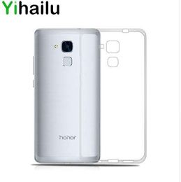 Per Huawei Honor 7 Lite Custodia Cover Slim TPU Custodia per Huawei Honor 5C Custodie Soft TPU Silicone Cover posteriore trasparente