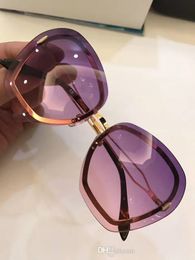 VBS 129 Sunglasses Luxury Women Brand Designer Fashion Popular Summer Style Mixed Color Frame Top Quality UV Protection Lens Come With Case